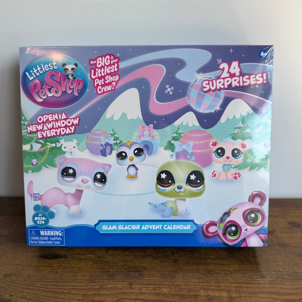 Littlest Pet Shop LPS New Glam Glacier Advent Calendar 24 Pc Christmas Holiday
